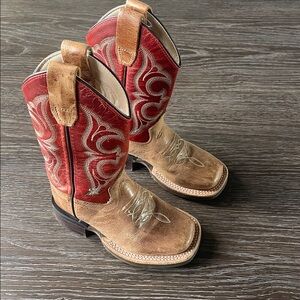 Cody James Red and Tan Western Cowboy Boots